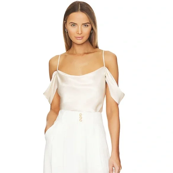 L'AGENCE | Tops | Laegnce Ellington Camisole Tank In Pearl Sz M